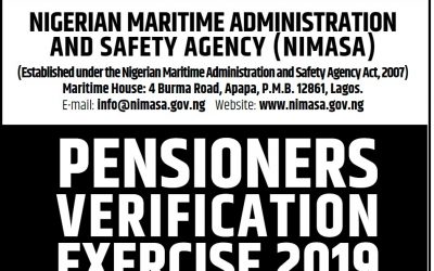 PENSIONERS VERIFICATION EXERCISE 2019